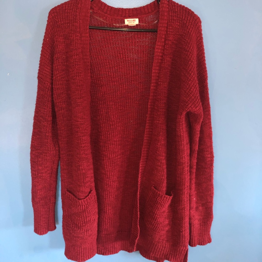 Mossimo Red Cardigan